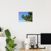 Malediven - Inselposter Athuruga Poster (Heimbüro)
