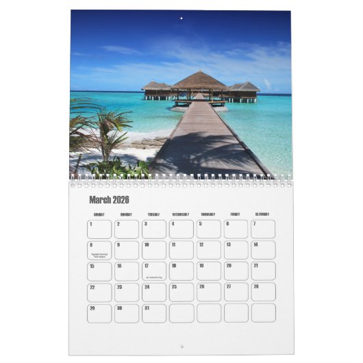 Malediven-Kalender Kalender (Mär 2026)