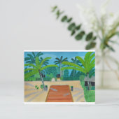 Malediven-Karte Postkarte (Stehend Vorderseite)