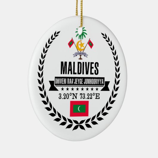 Malediven Keramik Ornament (Rechts)