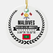 Malediven Keramik Ornament (Vorne)