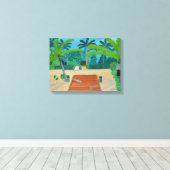 Malediven Leinwand Art (Insitu (Holzboden))