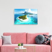 Malediven Leinwanddruck (Insitu (Wohnzimmer))