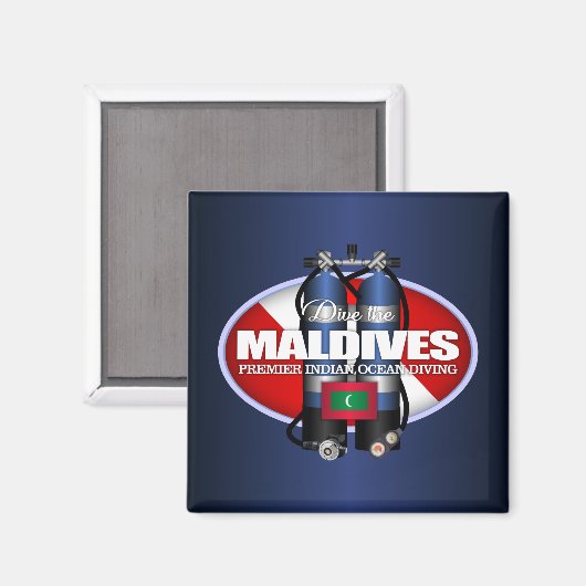 Malediven Magnet (Vorderseite/Rückseite)