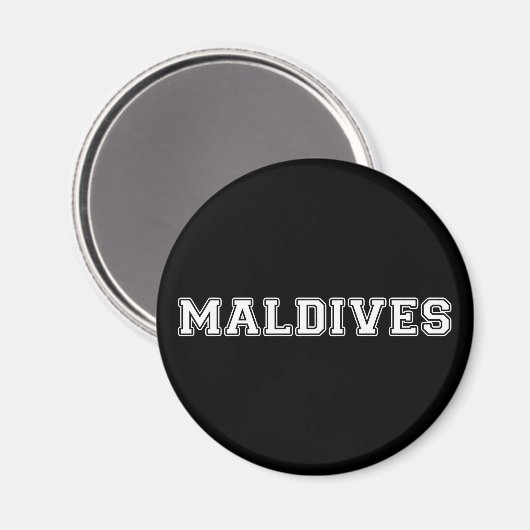 Malediven Magnet (Vorderseite/Rückseite)