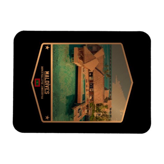 Malediven Magnet (Horizontal)