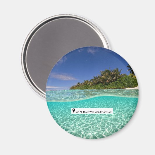 Malediven Magnet (Vorderseite/Rückseite)