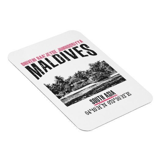 Malediven Magnet (Rechte Seite)