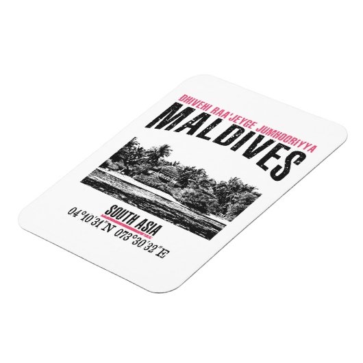 Malediven Magnet (Linke Seite)