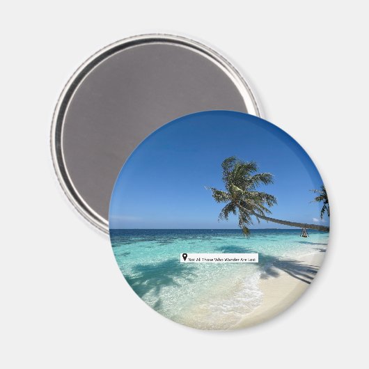 Malediven Magnet (Vorderseite/Rückseite)