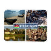 Malediven - Malawi - Magnet (Horizontal)