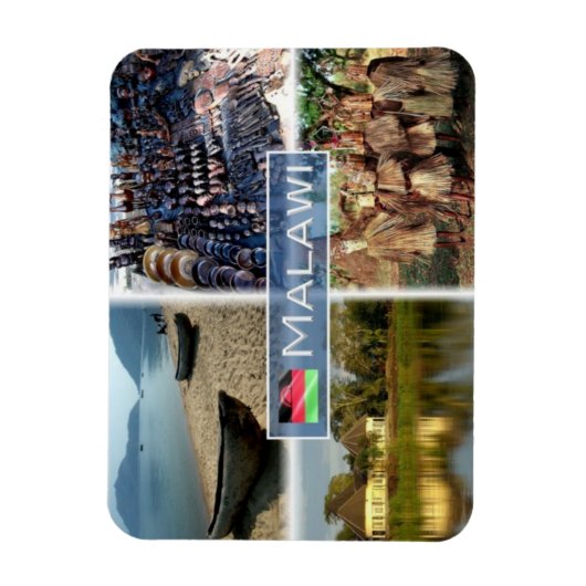 Malediven - Malawi - Magnet (Vertikal)
