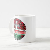Malediven Maledivisch Schweizer Schweiz Baum Kaffeetasse (Vorderseite Links)