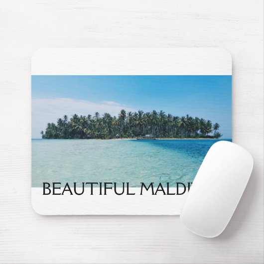 Malediven Mousepad (Mit Mouse)