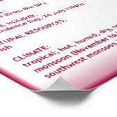 Malediven Poster (Ecke)