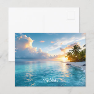 Malediven Postkarte