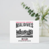Malediven Postkarte (Stehend Vorderseite)