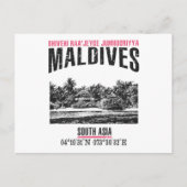 Malediven Postkarte (Vorderseite)