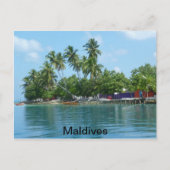 Malediven Postkarte (Vorderseite)