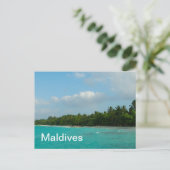 Malediven Postkarte (Stehend Vorderseite)
