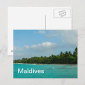 Malediven Postkarte (Vorne/Hinten)