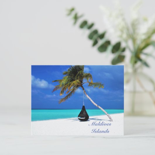 Malediven Postkarte (Stehend Vorderseite)