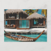 Malediven Postkarte (Vorderseite)