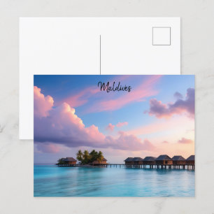 Malediven Postkarte
