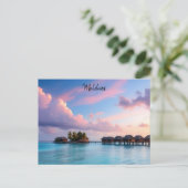 Malediven Postkarte (Stehend Vorderseite)