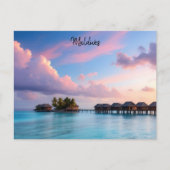 Malediven Postkarte (Vorderseite)