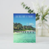 Malediven Postkarte (Stehend Vorderseite)