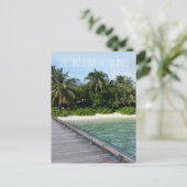 Malediven Postkarte (Stehend Vorderseite)