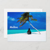 Malediven Postkarte (Vorne/Hinten)