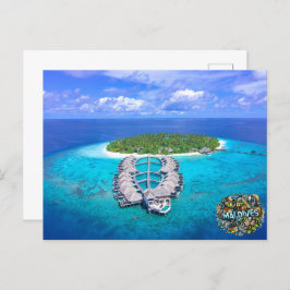 Malediven Postkarte