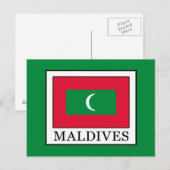 Malediven Postkarte (Vorne/Hinten)
