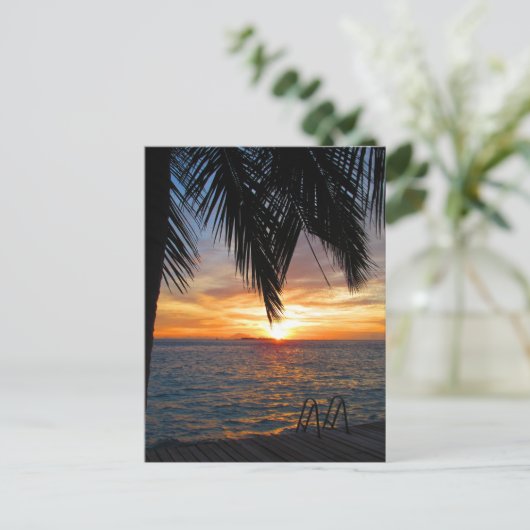 Malediven Postkarte (Stehend Vorderseite)