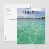 Malediven Postkarte (Vorne/Hinten)