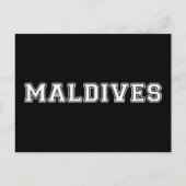 Malediven Postkarte (Vorderseite)