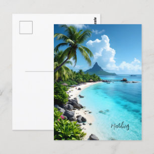 Malediven Postkarte