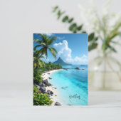 Malediven Postkarte (Stehend Vorderseite)