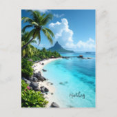 Malediven Postkarte (Vorderseite)