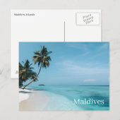 Malediven-Postkarte Postkarte (Vorne/Hinten)