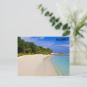 Malediven-Postkarte Postkarte (Stehend Vorderseite)