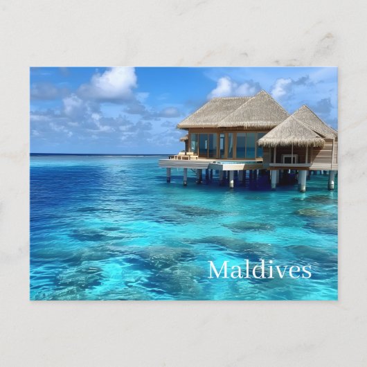 Malediven-Postkarte Postkarte (Vorderseite)