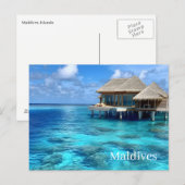 Malediven-Postkarte Postkarte (Vorne/Hinten)