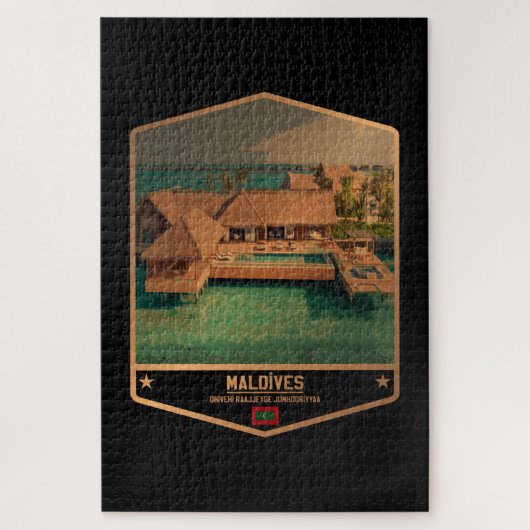 Malediven Puzzle (Vertikal)