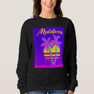 Malediven Reisen Sommerurlaub Strand Sweatshirt
