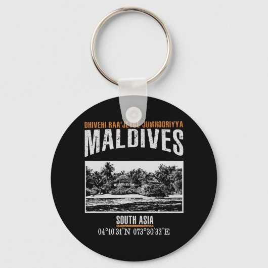 Malediven Schlüsselanhänger (Vorderseite)
