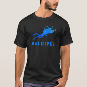 Malediven Scuba Diving Maldives Souvenir Diving 3 T-Shirt