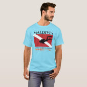 Malediven-Scuba-T - Shirt (Vorne ganz)